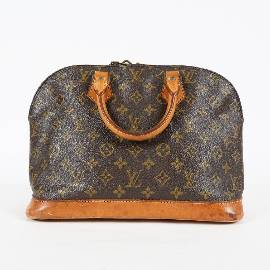 Louis Vuitton Alma PM Monogram Canvas Brown Handbag M51130 Vintage 08A113088803