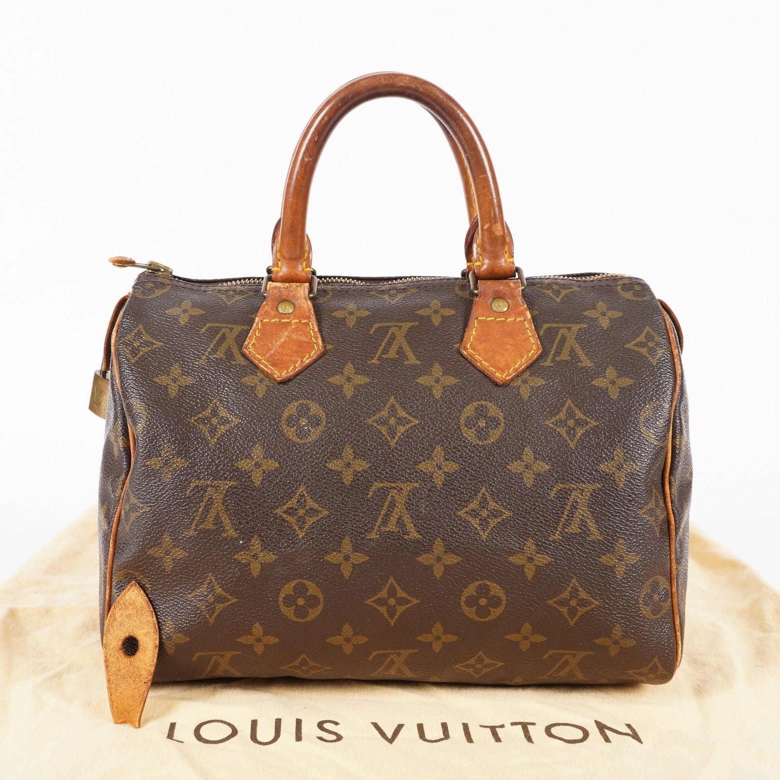 Authentic Louis Vuitton Monogram Speedy 25 Handbag vintage M41528 06E506234803