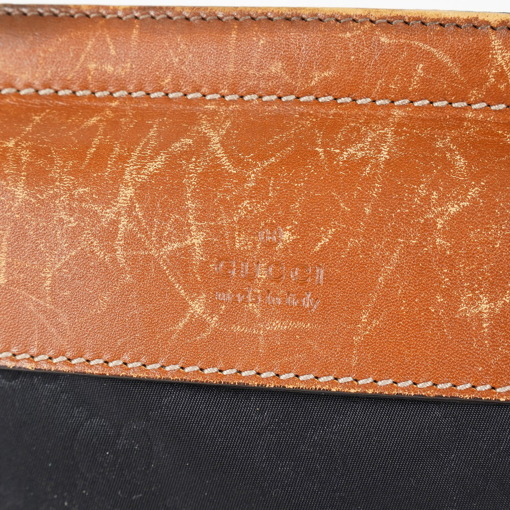 Gucci GG Canvas Sherry Line Belt Bag Waist Pouch 28cm Black Used 08E252200007