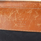 Gucci GG Canvas Sherry Line Belt Bag Waist Pouch 28cm Black Used 08E252200007
