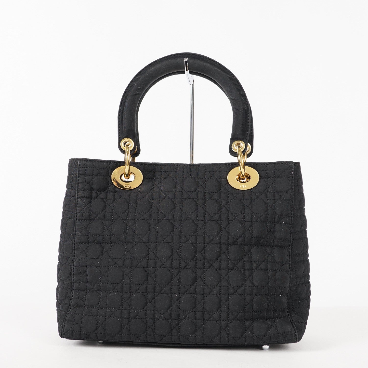 Christian Dior Black Nylon Medium Lady DIOR Bag VINTAGE 12E263850008