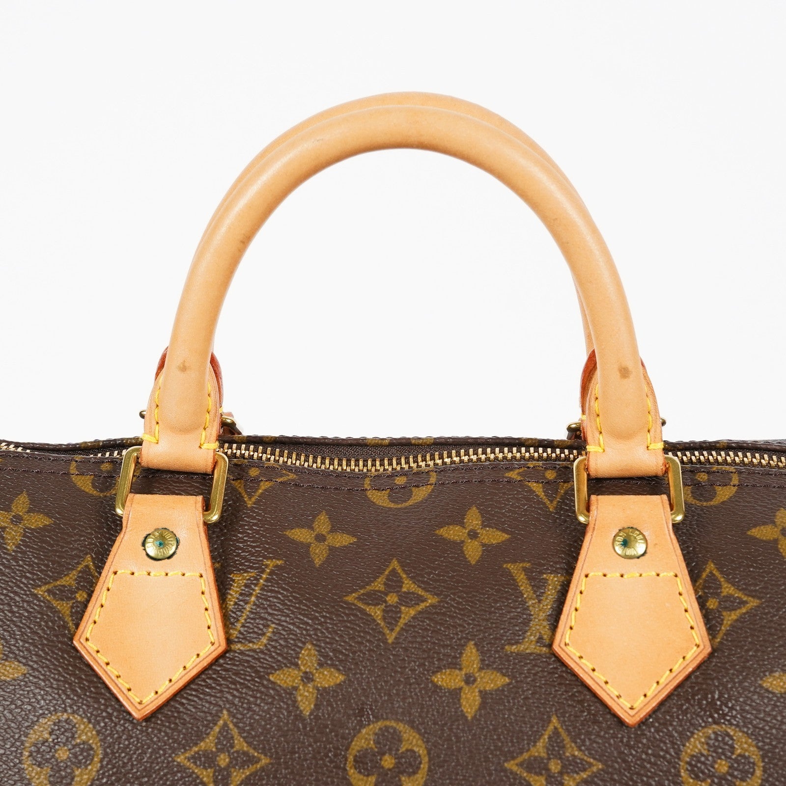Louis Vuitton Speedy 35 Monogram Brown Canvas Handbag Used M41524 07A266864031