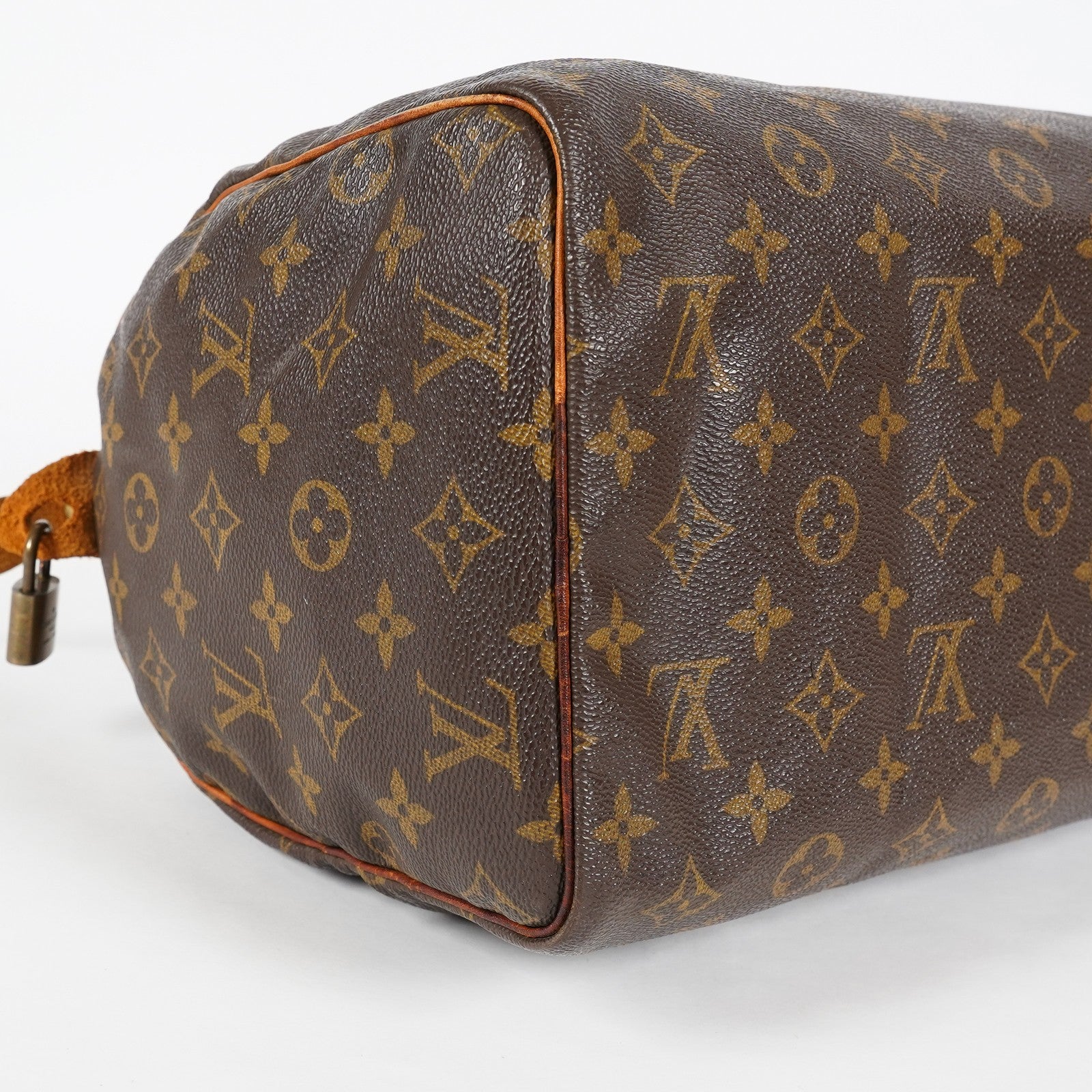 Louis Vuitton Monogram Speedy 30 Handbag Boston Bag M41526 Brown 07E045170010