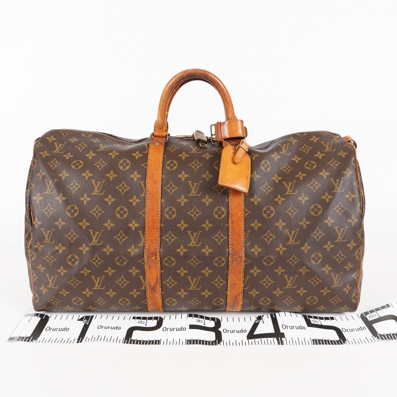 Authentic Louis Vuitton Monogram Keepall 55 Travel Bag M41424 06E193410010