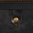 LOUIS VUITTON Epi Keepall 50 Boston Bag Black M42962 LV Auth 05E173960016