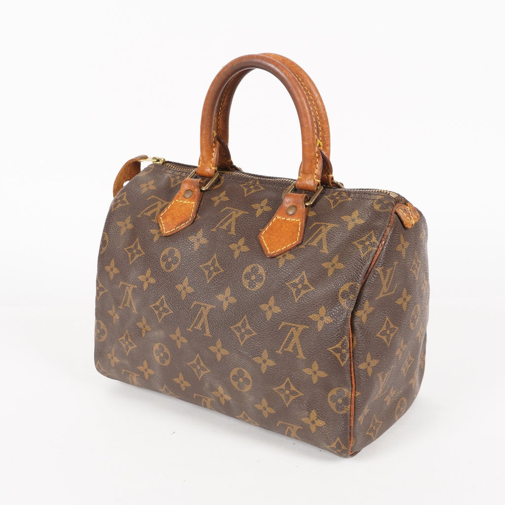 Authentic Louis Vuitton Monogram Speedy 25 Handbag vintage M41528 06E406820010