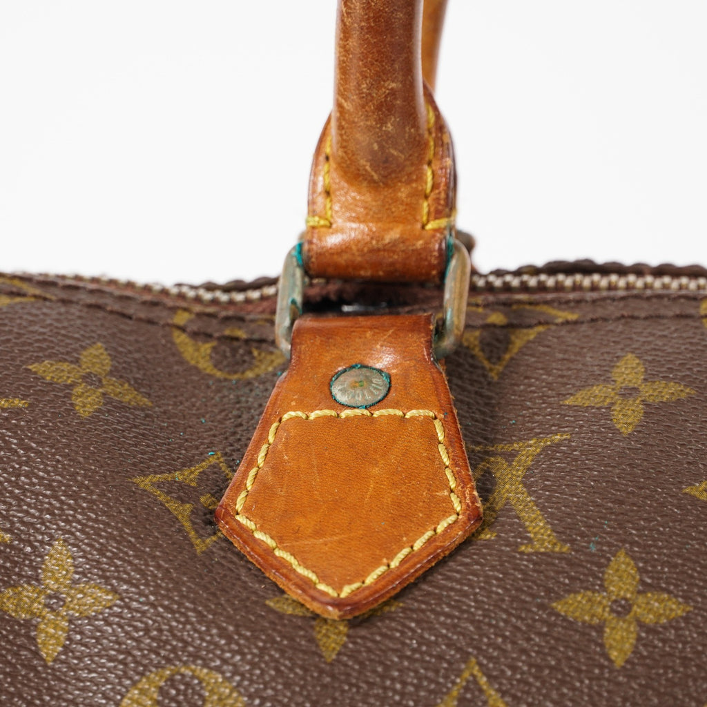 Authentic Louis Vuitton Monogram Speedy 35 M41524 Handbag VINTAGE 12E203960020