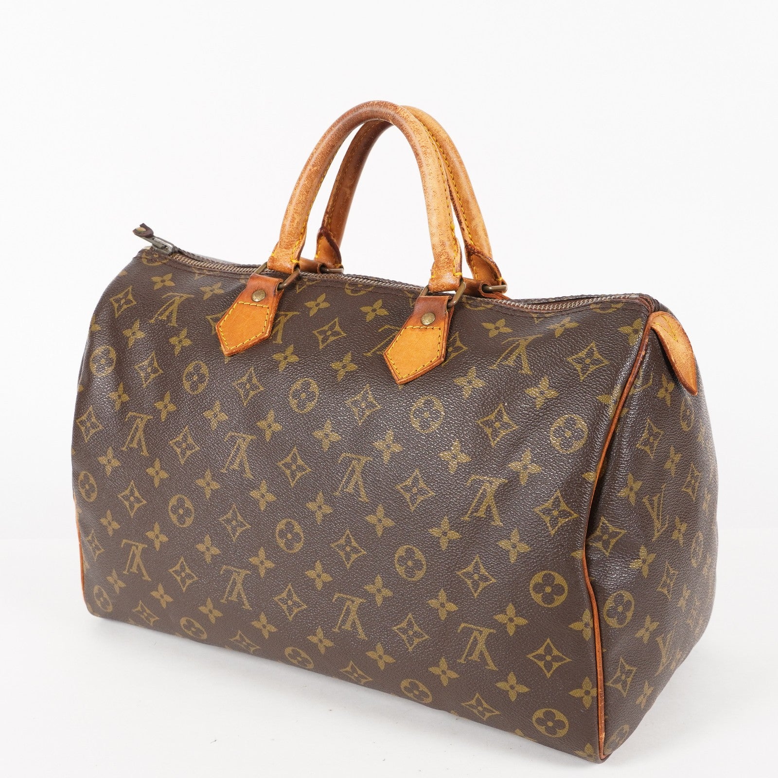 Authentic Louis Vuitton Monogram Speedy 35 Hand bag M41524 vintage 06E054180015