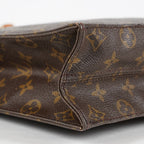 Louis Vuitton Sac Plat Monogram Canvas Hand Tote Bag Brown M51140 08E412310010