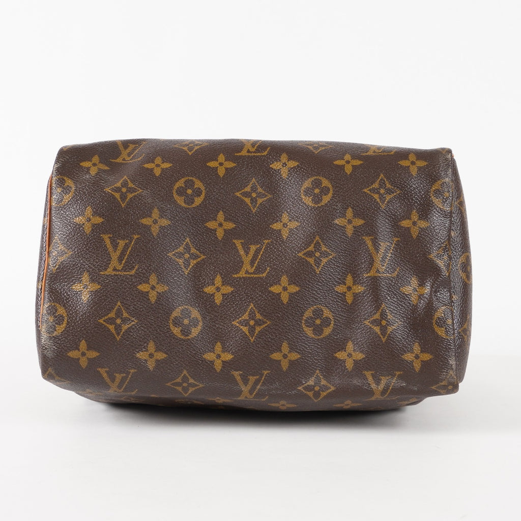 Authentic Louis Vuitton Monogram Speedy 25 M41528 Handbag vintage 03E237150002
