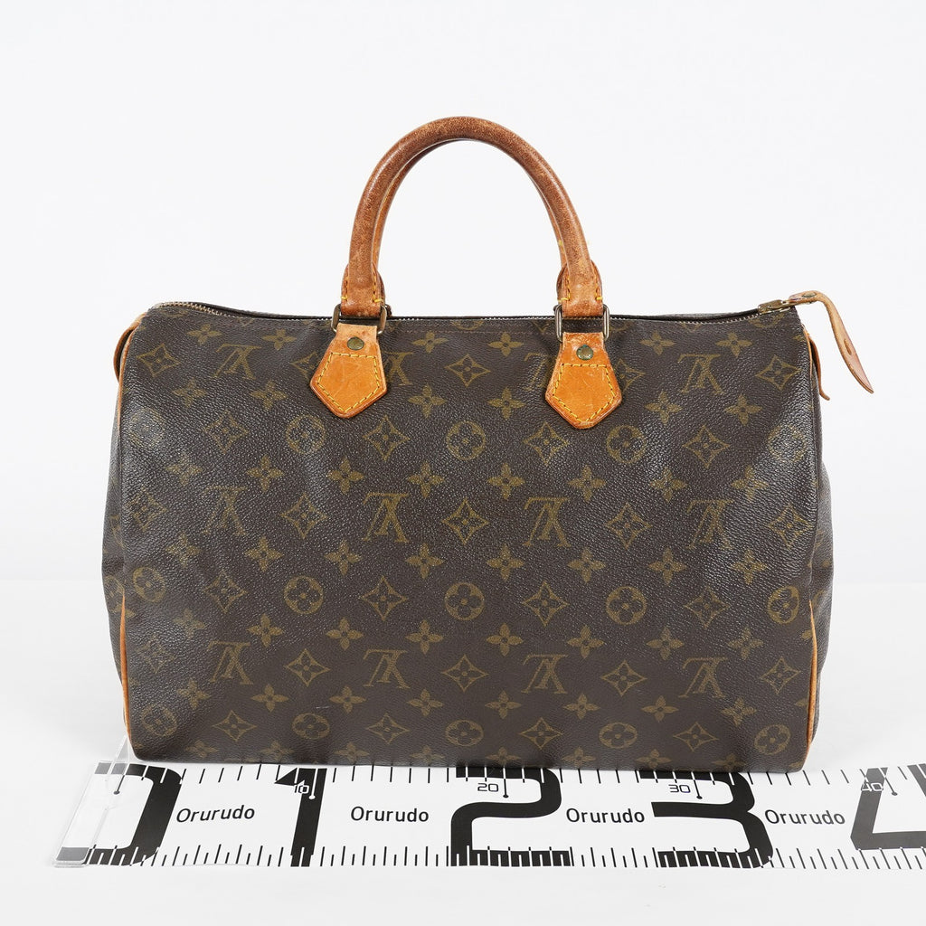 Louis Vuitton Speedy 35 M41524 Monogram Canvas Brown Used Handbag 08A365033603
