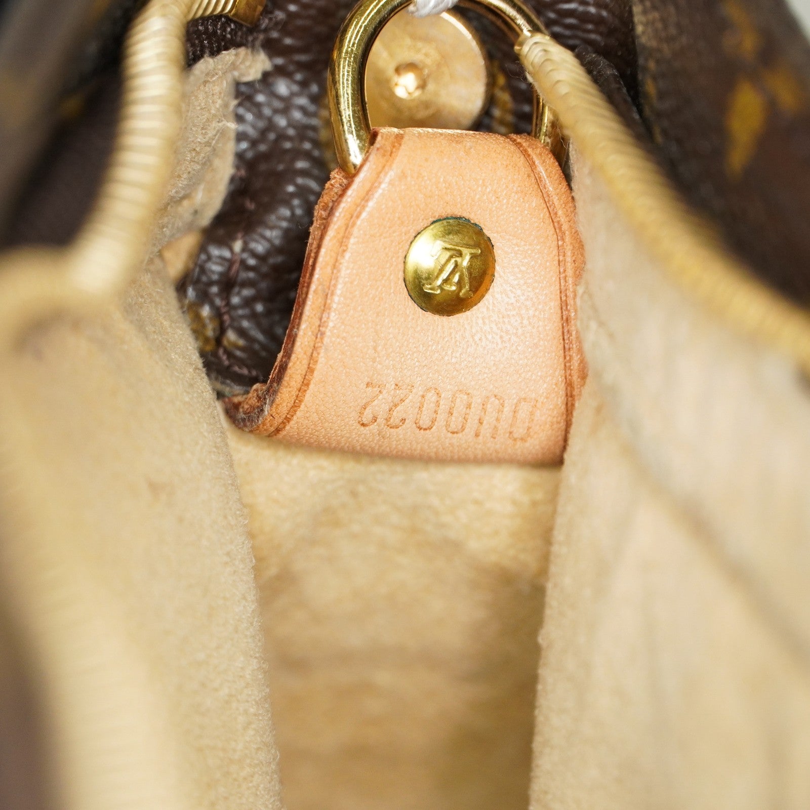 Louis Vuitton Monogram Looping GM Shoulder Bag Brown M51145 Vintage 07E143410005
