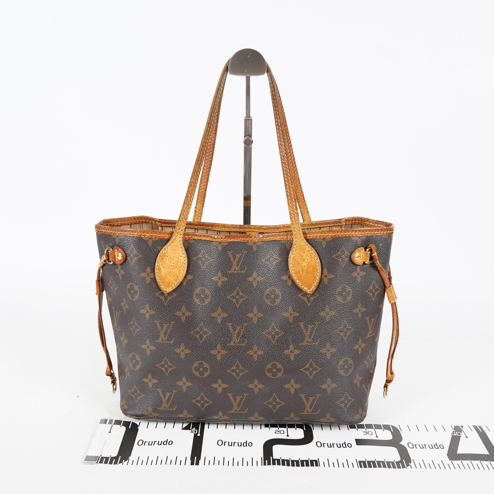 Louis Vuitton Neverfull PM M40155 Monogram Canvas Brown Tote Used 08A306406403