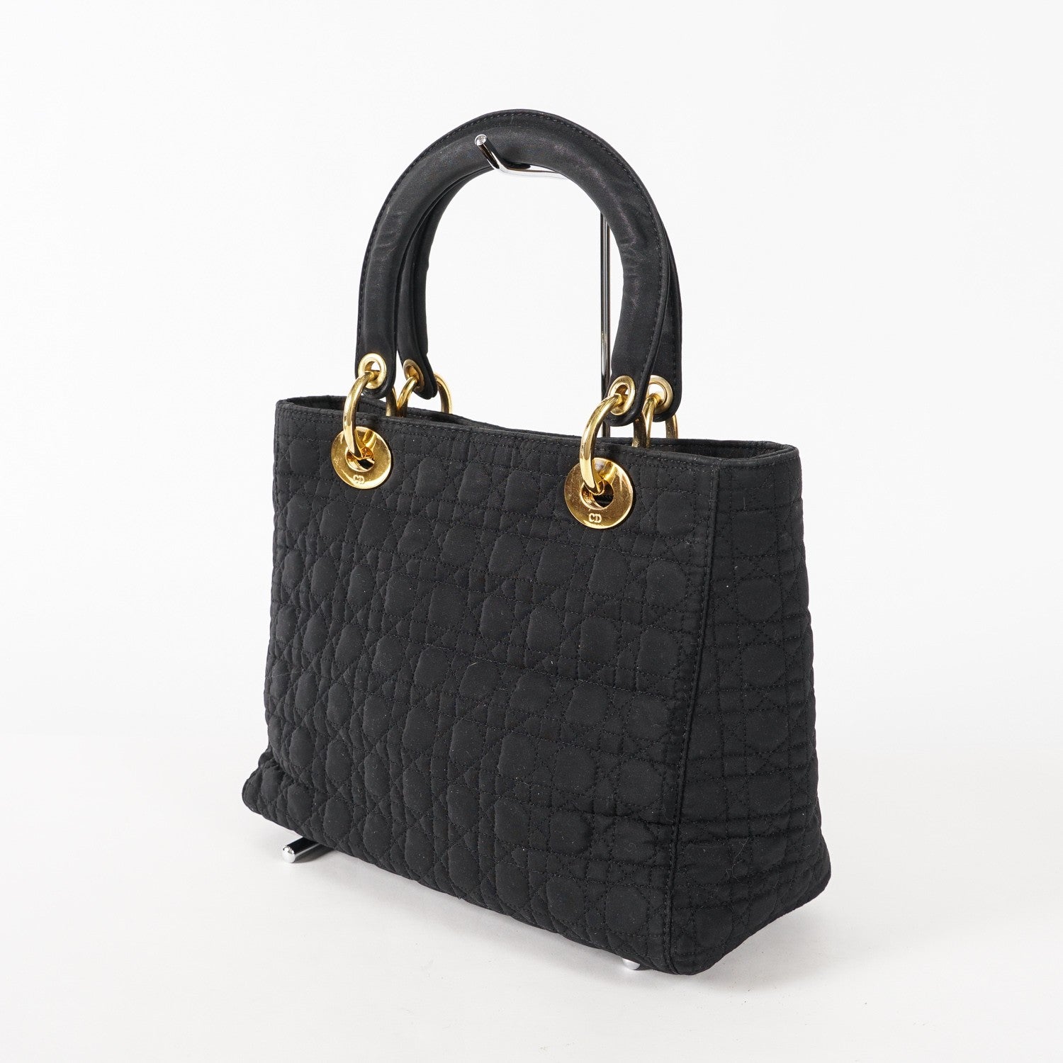 Christian Dior Black Nylon Medium Lady DIOR Bag VINTAGE 12E263850008