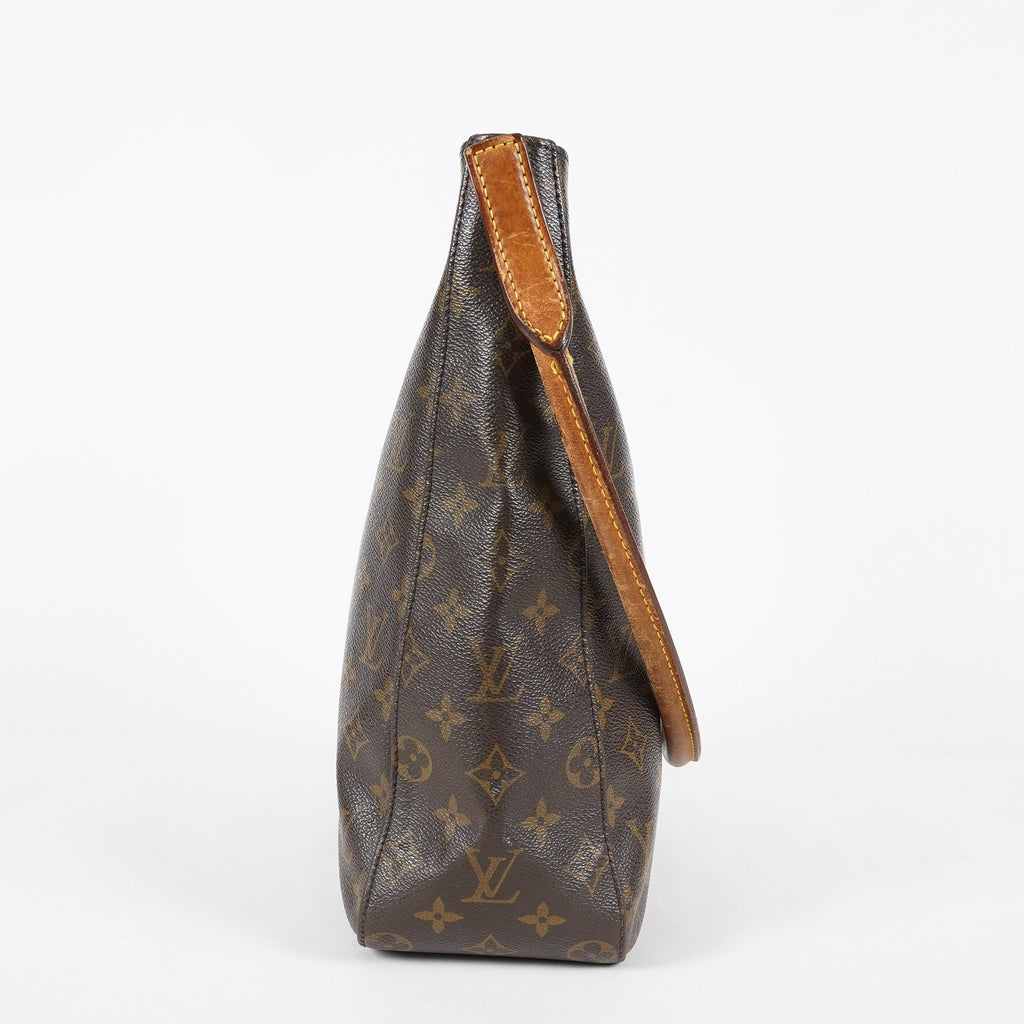 Louis Vuitton Looping GM Monogram Brown Shoulder Bag M51145 Vintage 07E163300012