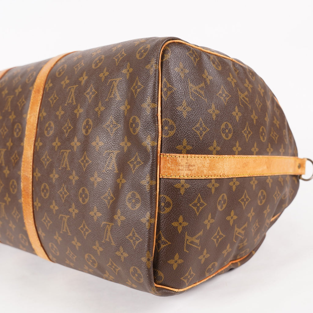 LOUIS VUITTON Monogram Keepall 60 Boston Bag LV Auth M41422 06E154730021