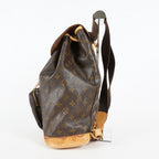 Louis Vuitton Montsouris GM M51135 Monogram Canvas Brown Backpack 09M434192108