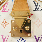 Louis Vuitton Speedy 30 M92642 Monogram Multicolore White Bag Used 08E107150008