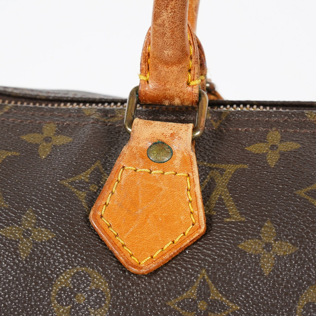 Louis Vuitton Speedy 35 M41524 Monogram Canvas Brown Used Handbag 08A365033603