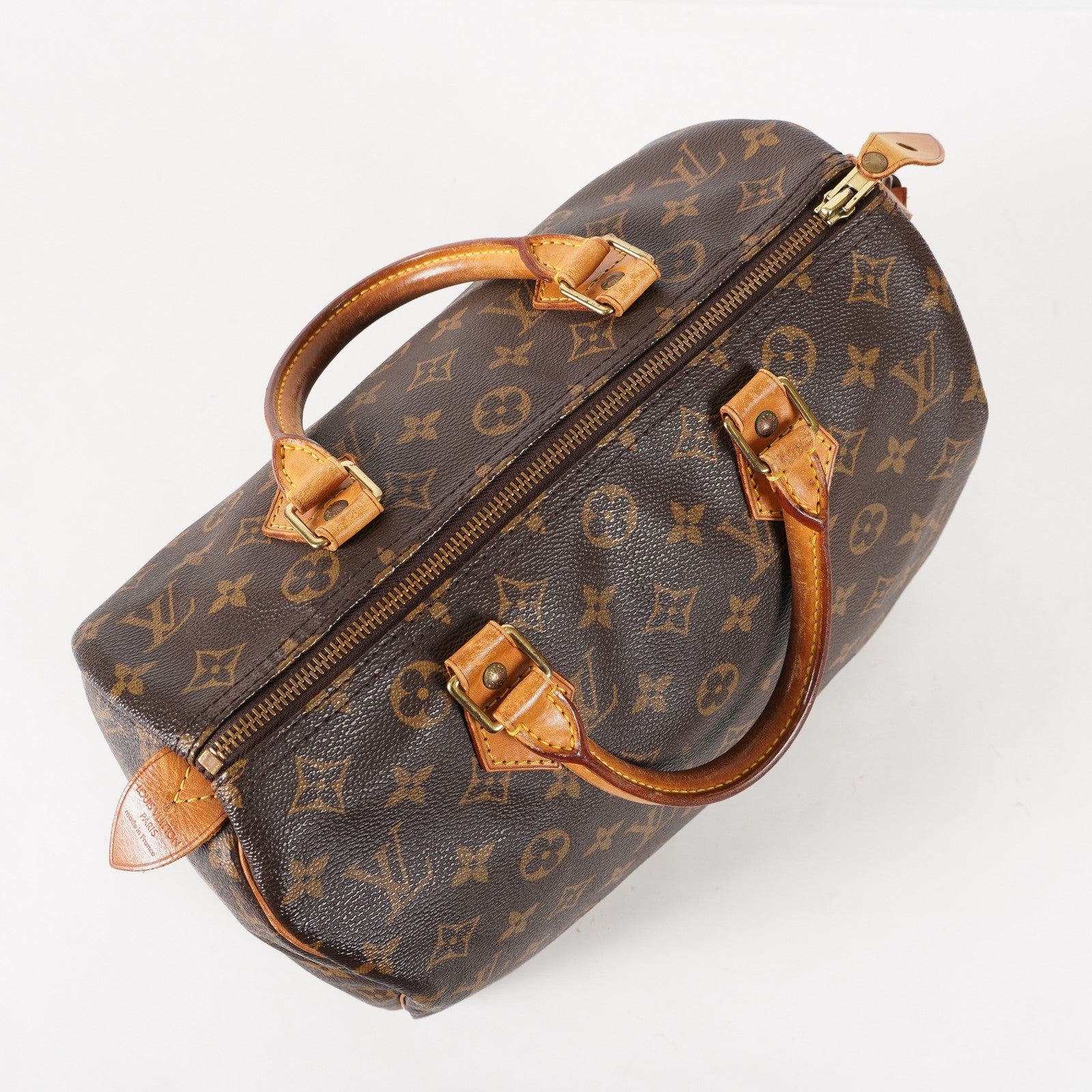 Authentic Louis Vuitton Monogram Speedy 30 M41526 Handbag vintage 03E508030011