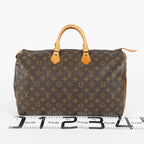 Louis Vuitton Speedy 40 Monogram Canvas Brown Used Handbag M41522 08E143960012