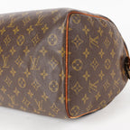 Authentic Louis Vuitton Monogram Speedy 35 Hand bag M41524 vintage 06E054180015