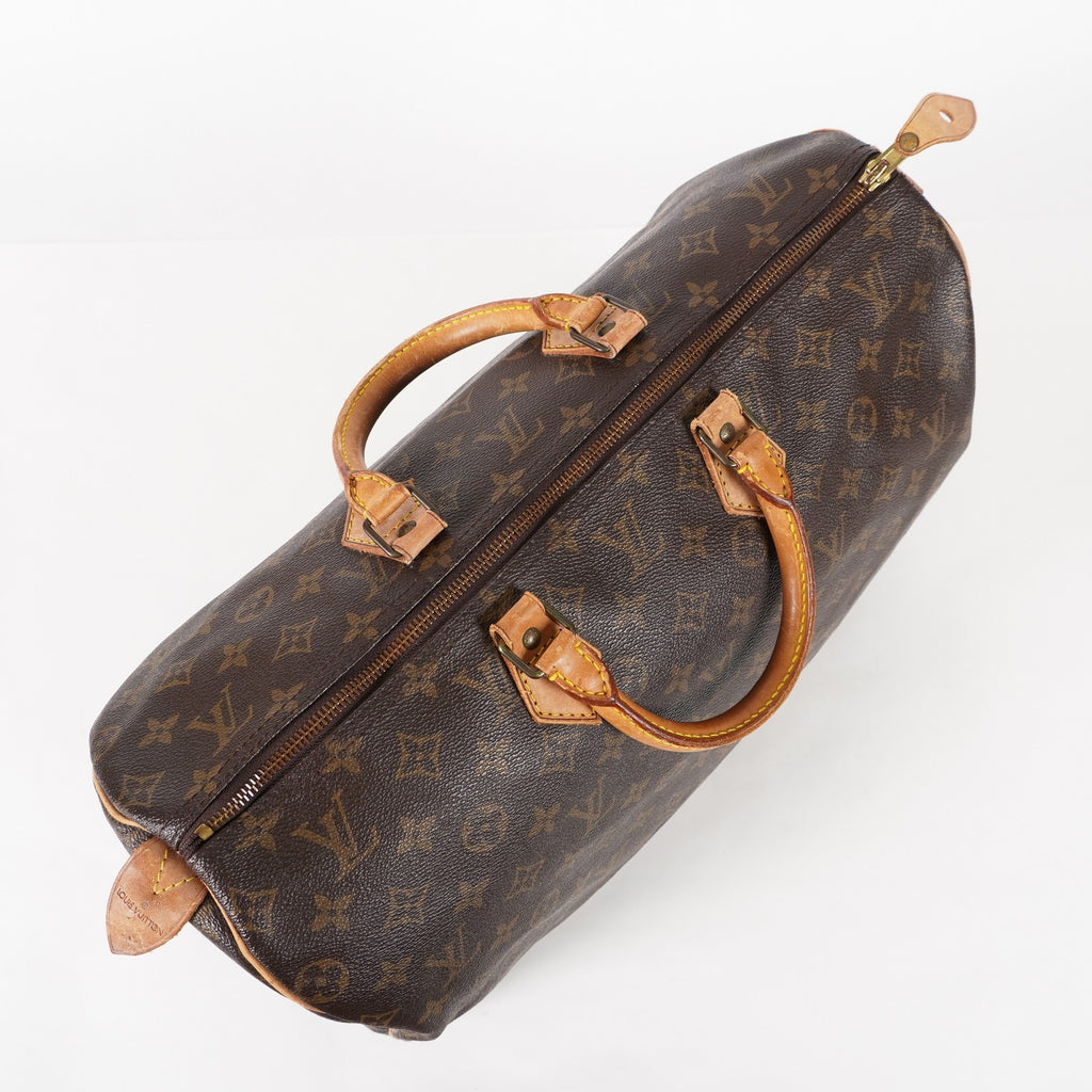Authentic Louis Vuitton Monogram Speedy 40 M41522 Hand Boston Bag 02E435834425