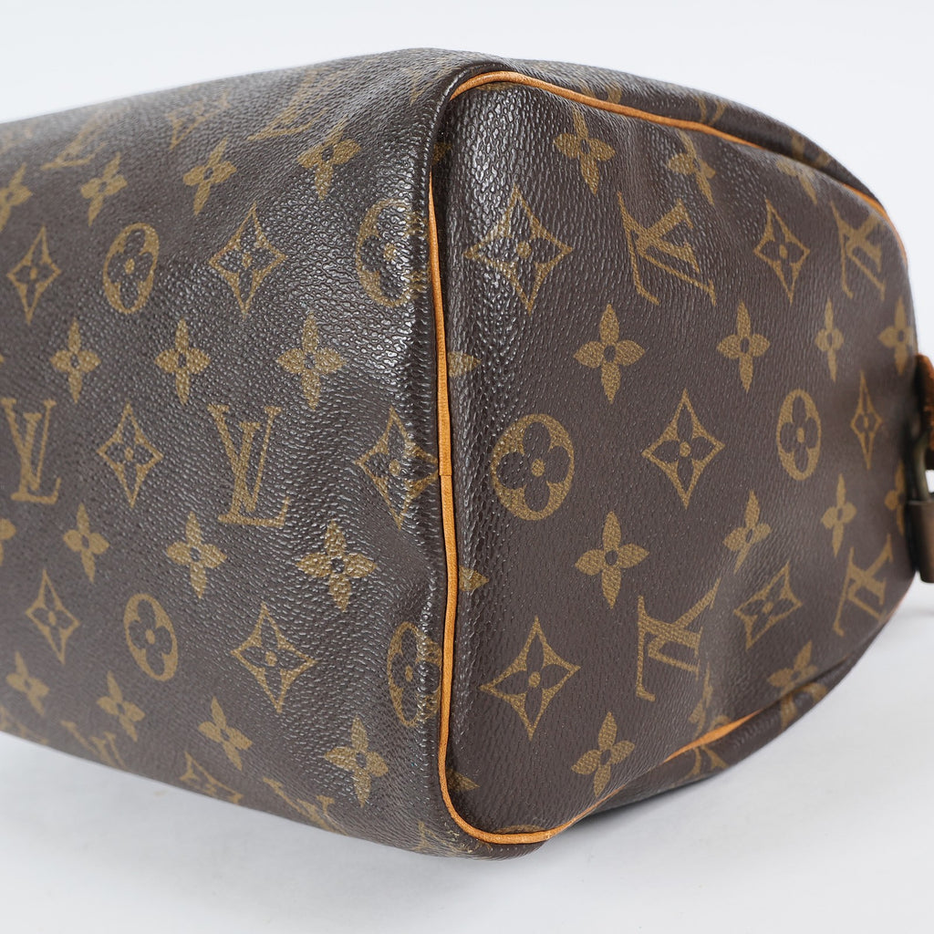 Authentic Louis Vuitton Monogram Speedy 25 M41528 Handbag vintage 04A306234807