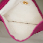 Longchamp Le Pliage Top Handle Tote 30cm Pink Nylon Used Handbag 08E17495007