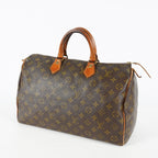 Louis Vuitton Speedy 35 M41524 Monogram Canvas Brown Used Handbag 01E054950021