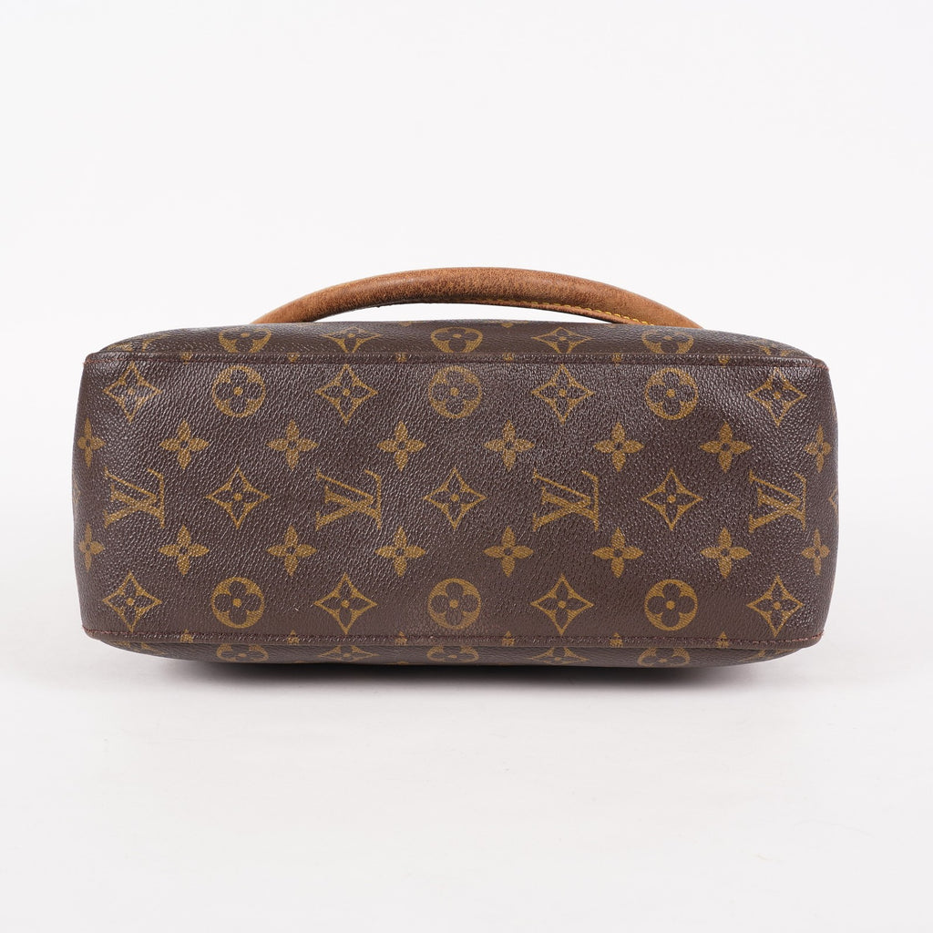 Louis Vuitton Looping GM M51145 Monogram Canvas Shoulder Bag Brown 07E023410004