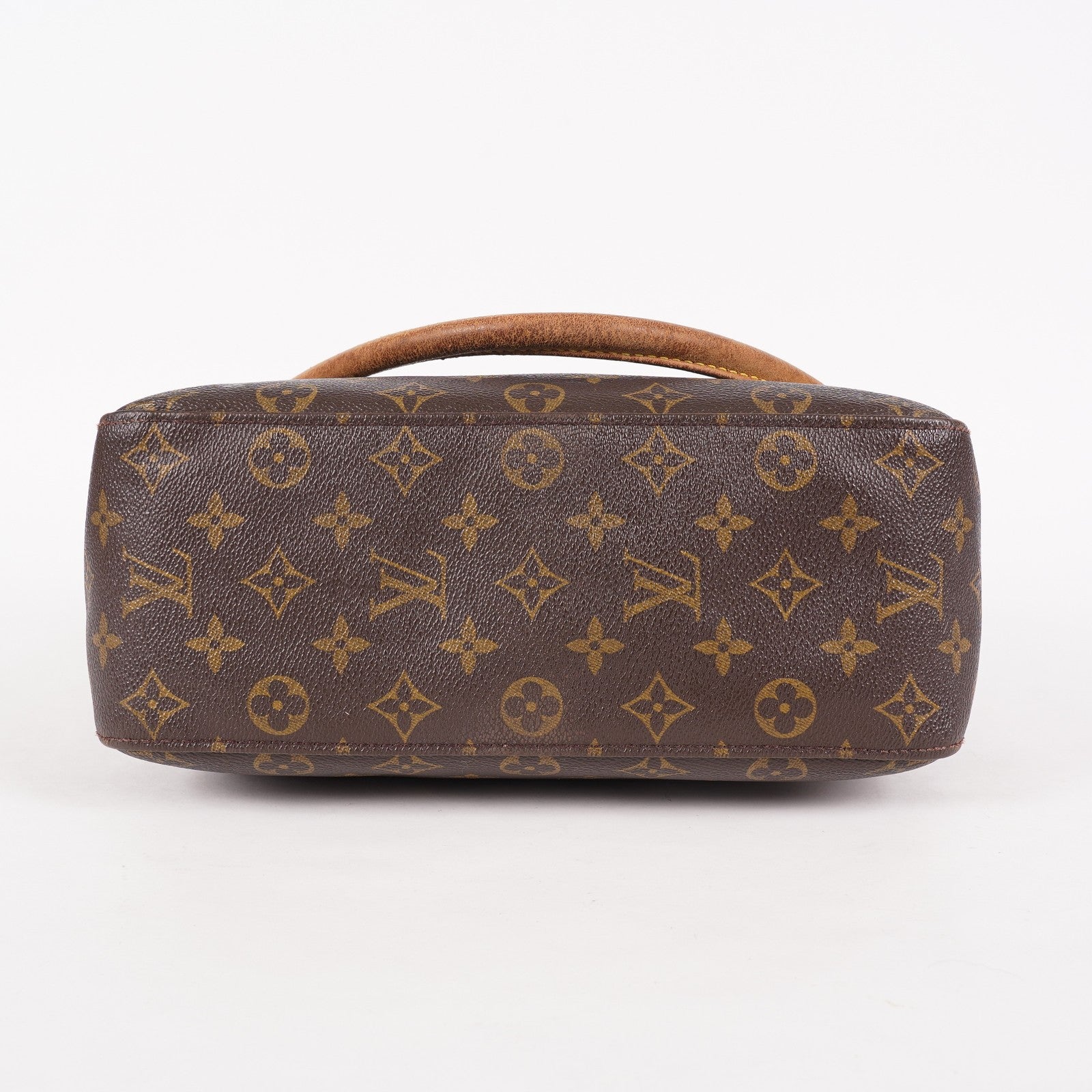 Louis Vuitton Looping GM M51145 Monogram Canvas Shoulder Bag Brown 07E023410004