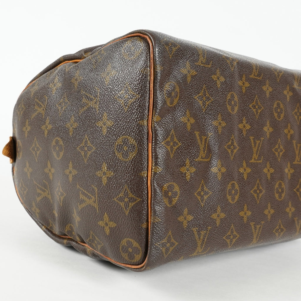 Louis Vuitton Speedy 35 M41524 Monogram Canvas Brown Used Handbag 09E104400011