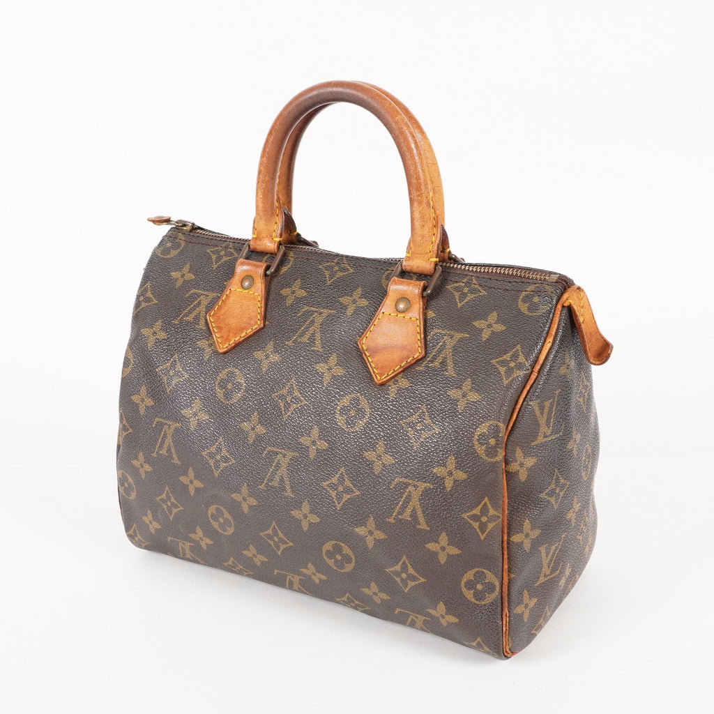 Authentic Louis Vuitton Monogram Speedy 25 Handbag vintage M41528 06E546578003