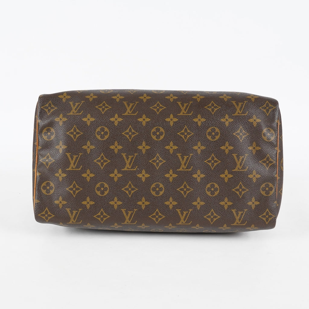 Louis Vuitton Speedy 35 M41107 Monogram Brown Hand Bag Used Vintage 07E076710016