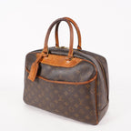 LOUIS VUITTON Deauville Handbag M47270 Monogram canvas Brown 06E062750021