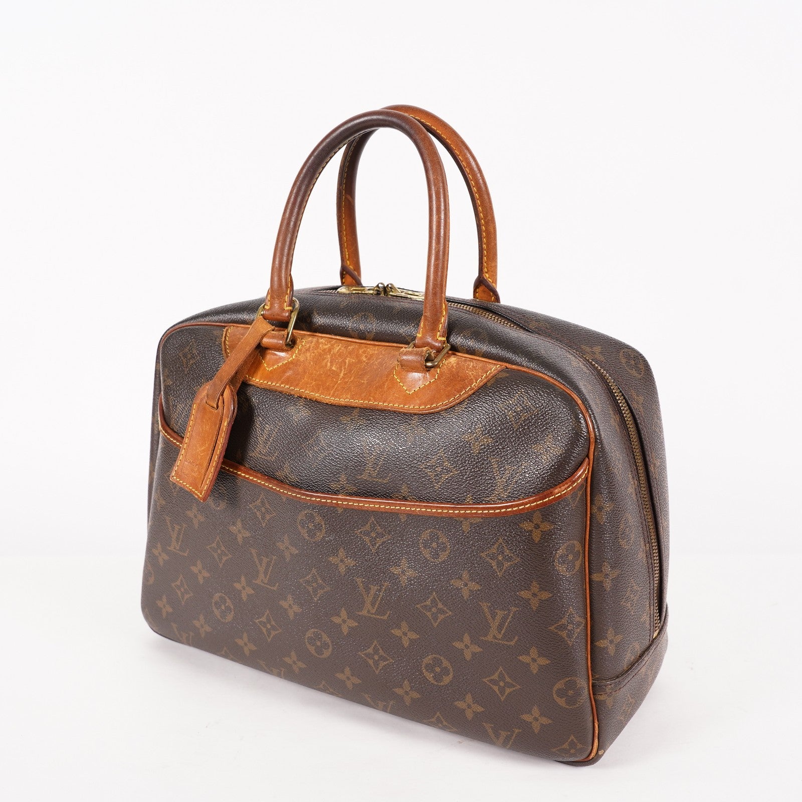 LOUIS VUITTON Deauville Handbag M47270 Monogram canvas Brown 06E062750021