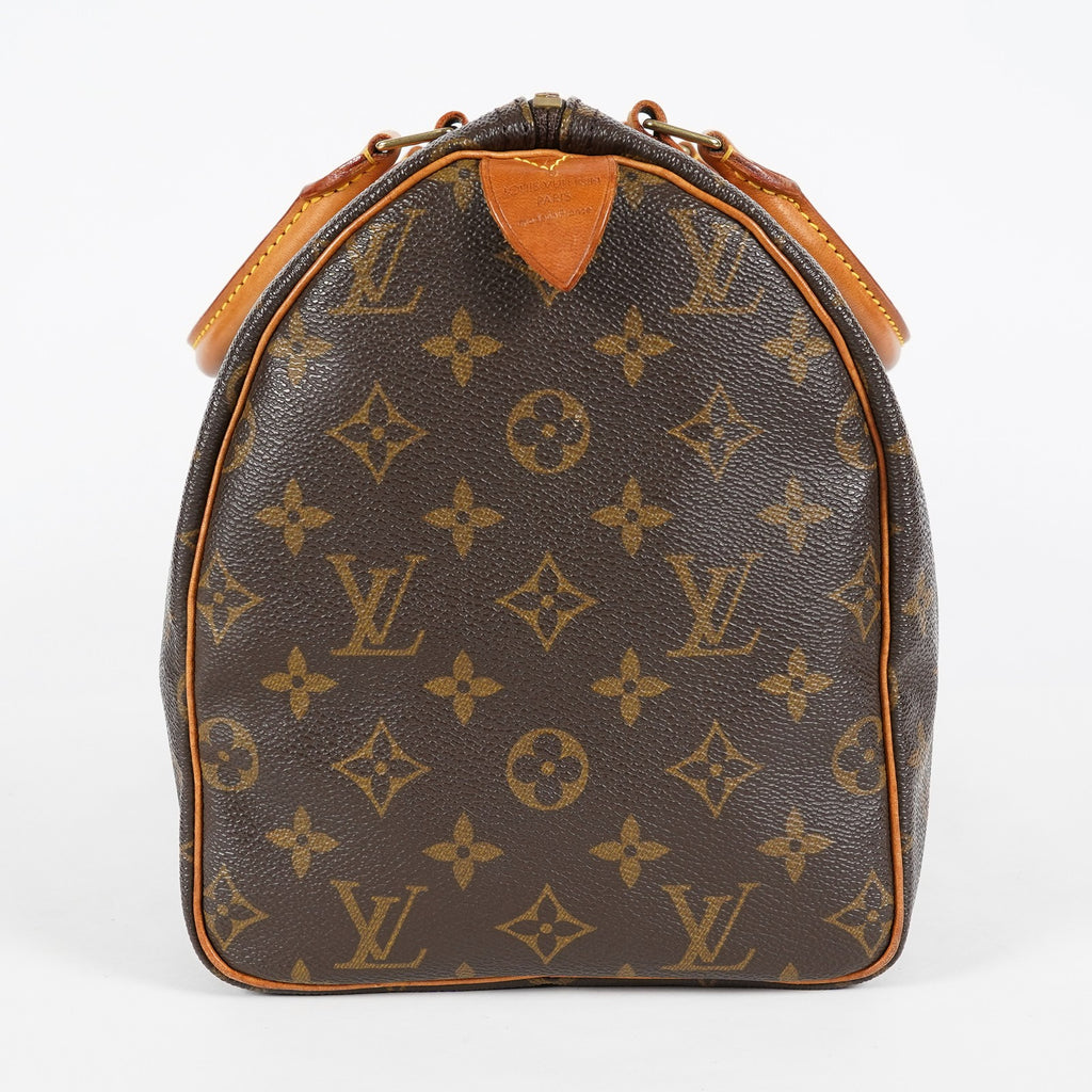 Louis Vuitton Speedy 30 Monogram Canvas Brown Hand Bag Used M41526 07A037035614