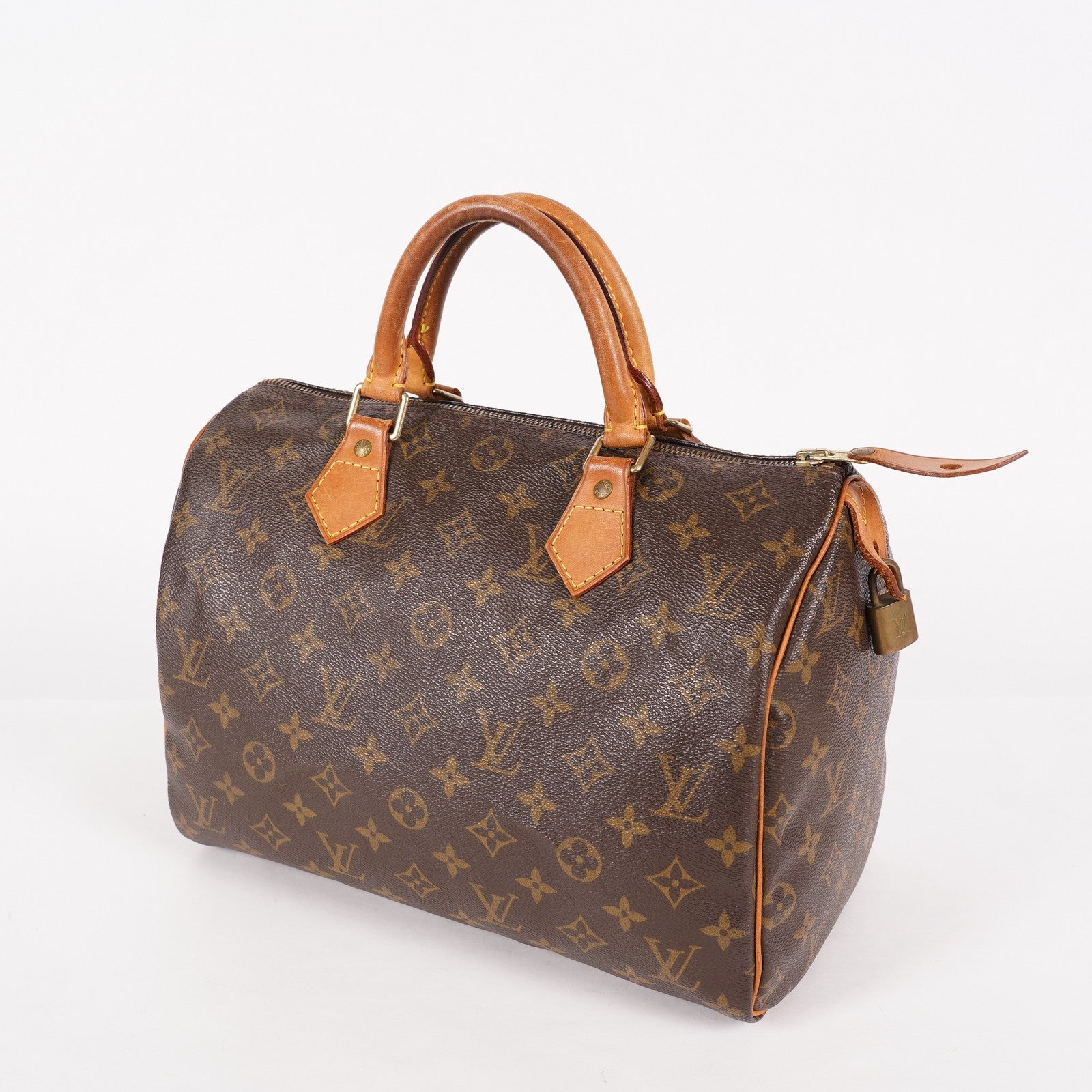 Authentic Louis Vuitton Monogram Speedy 30 M41526 Handbag vintage 06E116490029