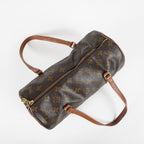 Louis Vuitton Papillon 26 Monogram Canvas Barrel Bag Brown M51385 07A202688424