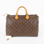 Authentic Louis Vuitton Monogram Speedy 35 M41524 Handbag used 06E566520803