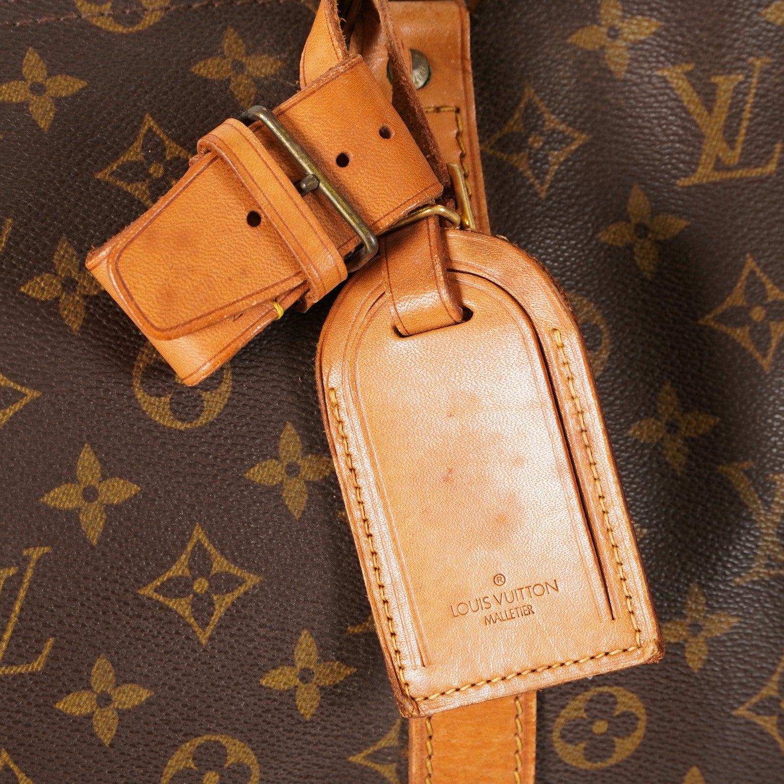 Authentic Louis Vuitton Monogram Keepall 55 M41424 Travel Bag 03E285830011