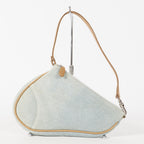 CHRISTIAN DIOR Mini Light Denim Saddle Bag Pouch vintage 12E124840016