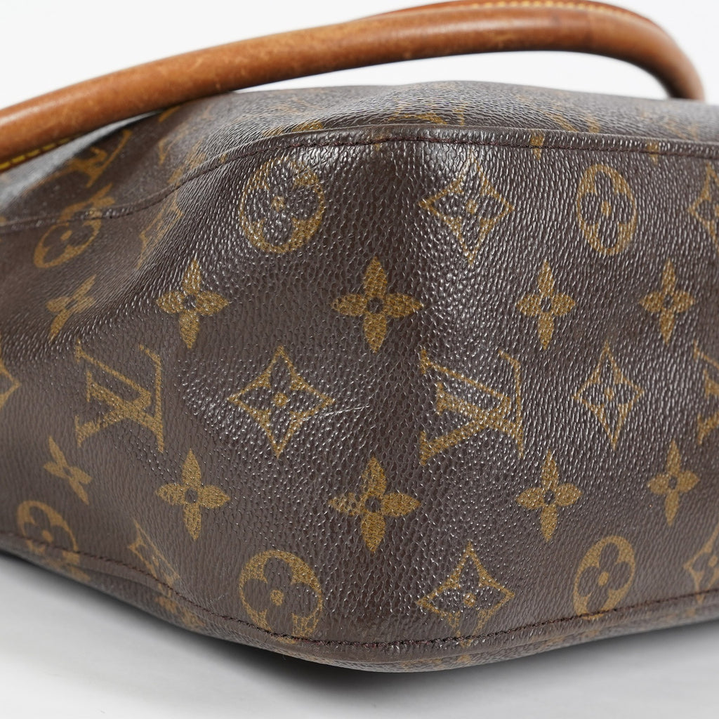 Louis Vuitton Looping GM Monogram Brown Shoulder Bag Vintage M51145 07E243410025