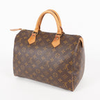 Authentic Louis Vuitton Monogram Speedy 30  Handbag M41526 vintage 05E125830029