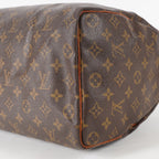 Authentic Louis Vuitton Monogram Speedy 35 M41524 Handbag vintage 02E405940018