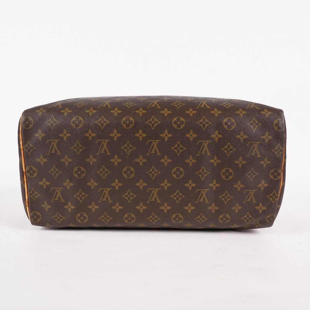 Louis Vuitton Monogram Speedy 40 M41522 Boston Hand Bag Brown Used 07E364180002