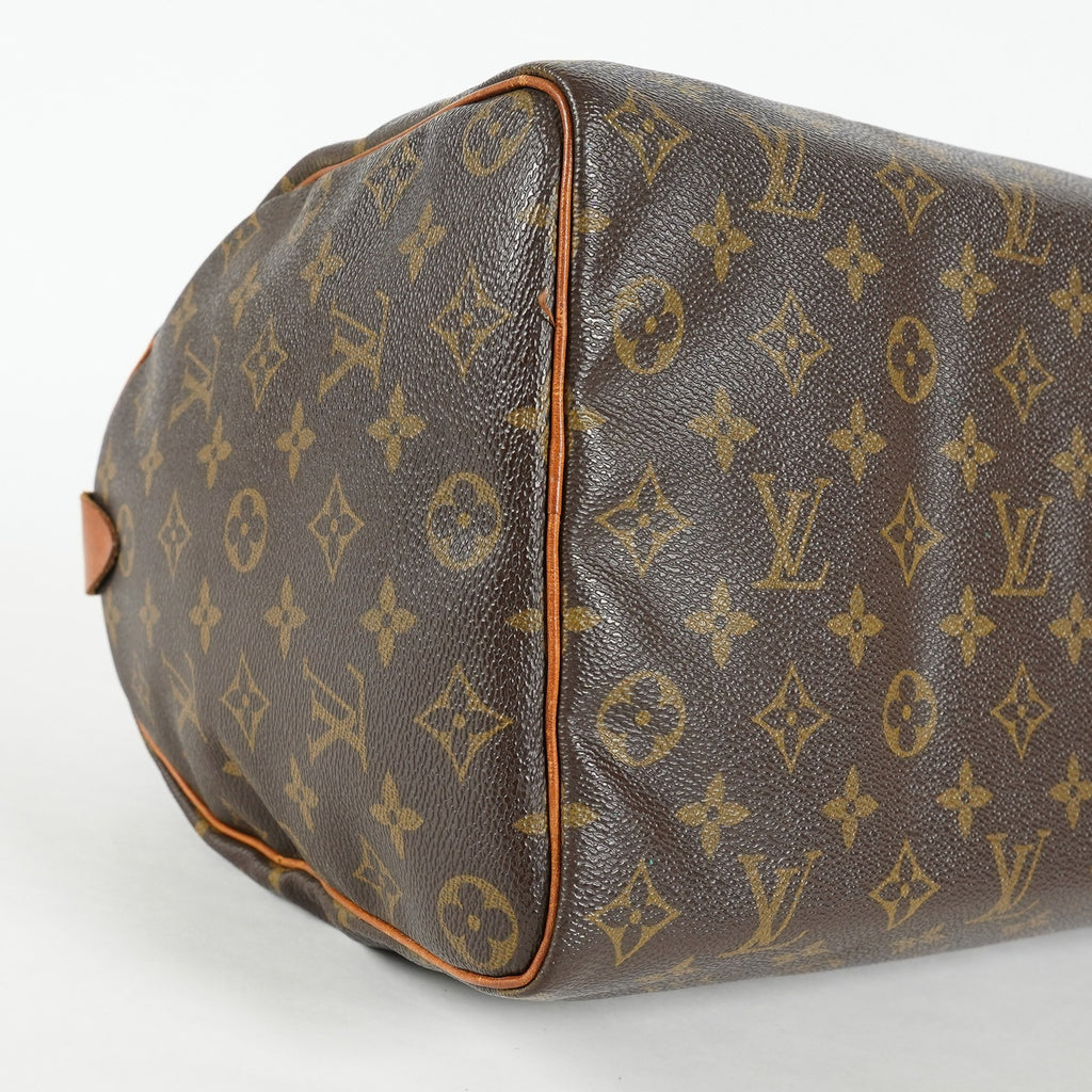 Louis Vuitton Speedy 35 M41524 Monogram Canvas Brown Used Handbag 04A295948807