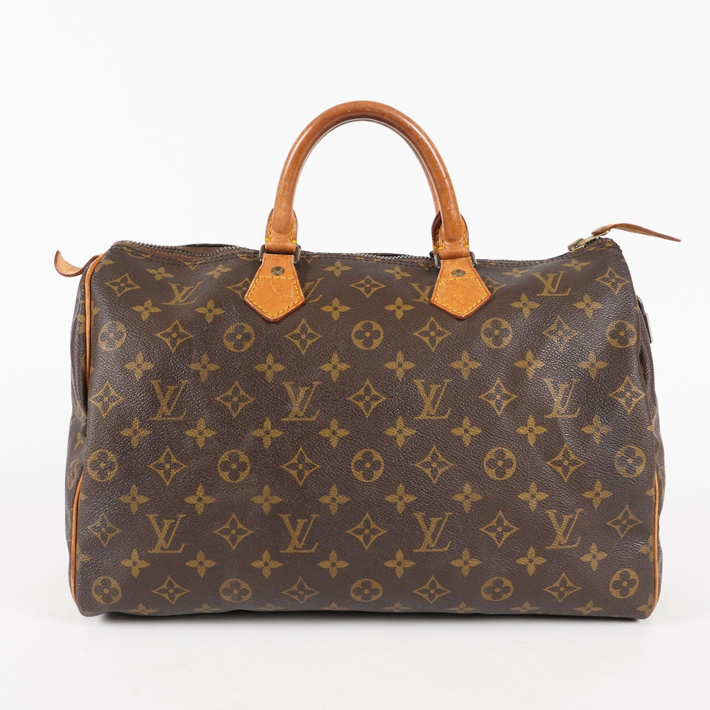 Authentic Louis Vuitton Monogram Speedy 35 M41524 Handbag used 03A035319606