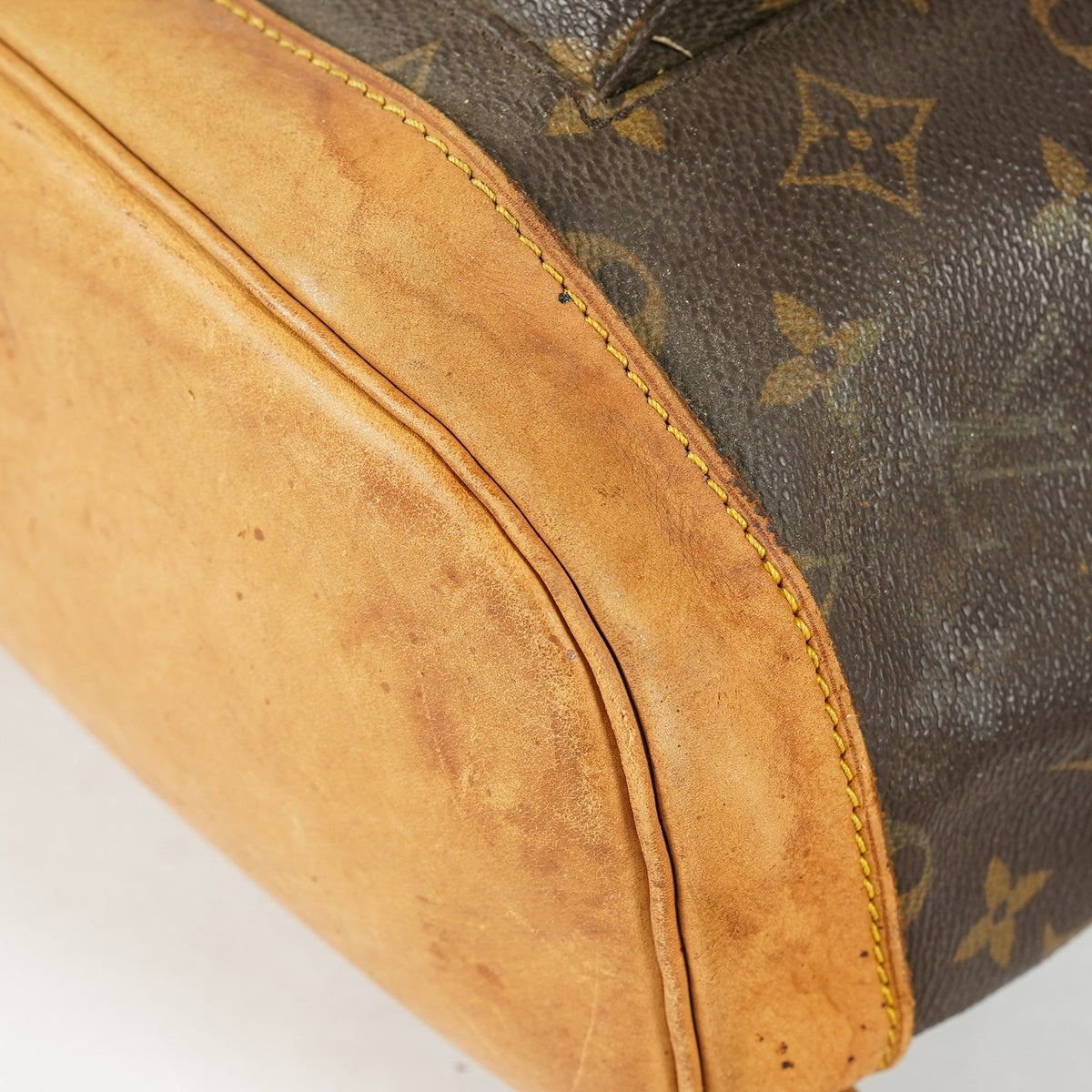 Louis Vuitton Montsouris GM M51135 Monogram Canvas Brown Backpack 09E134510011